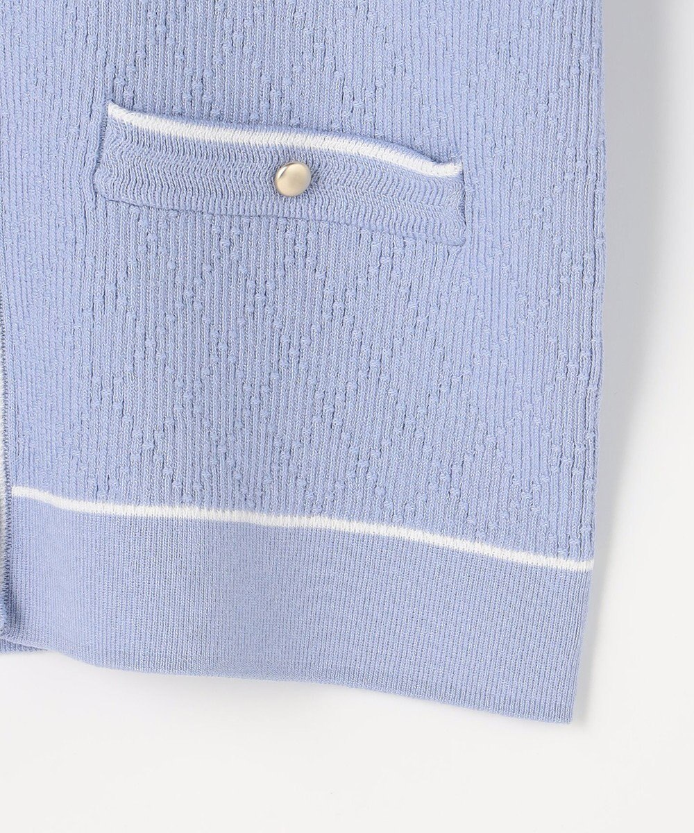 ANY SIS バイカラーニット カーディガン 