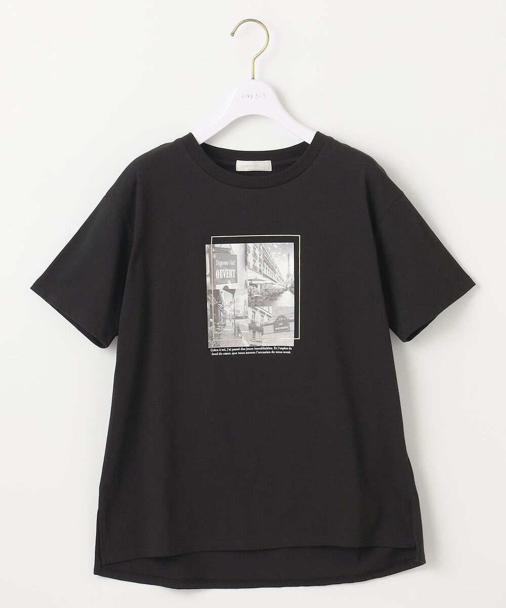 ANY SIS 【洗える】アソートロゴ Tシャツ 