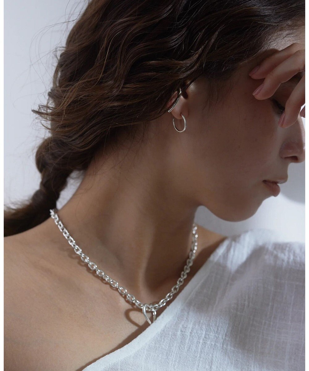 yoaa シルバー925　ラインピアス 