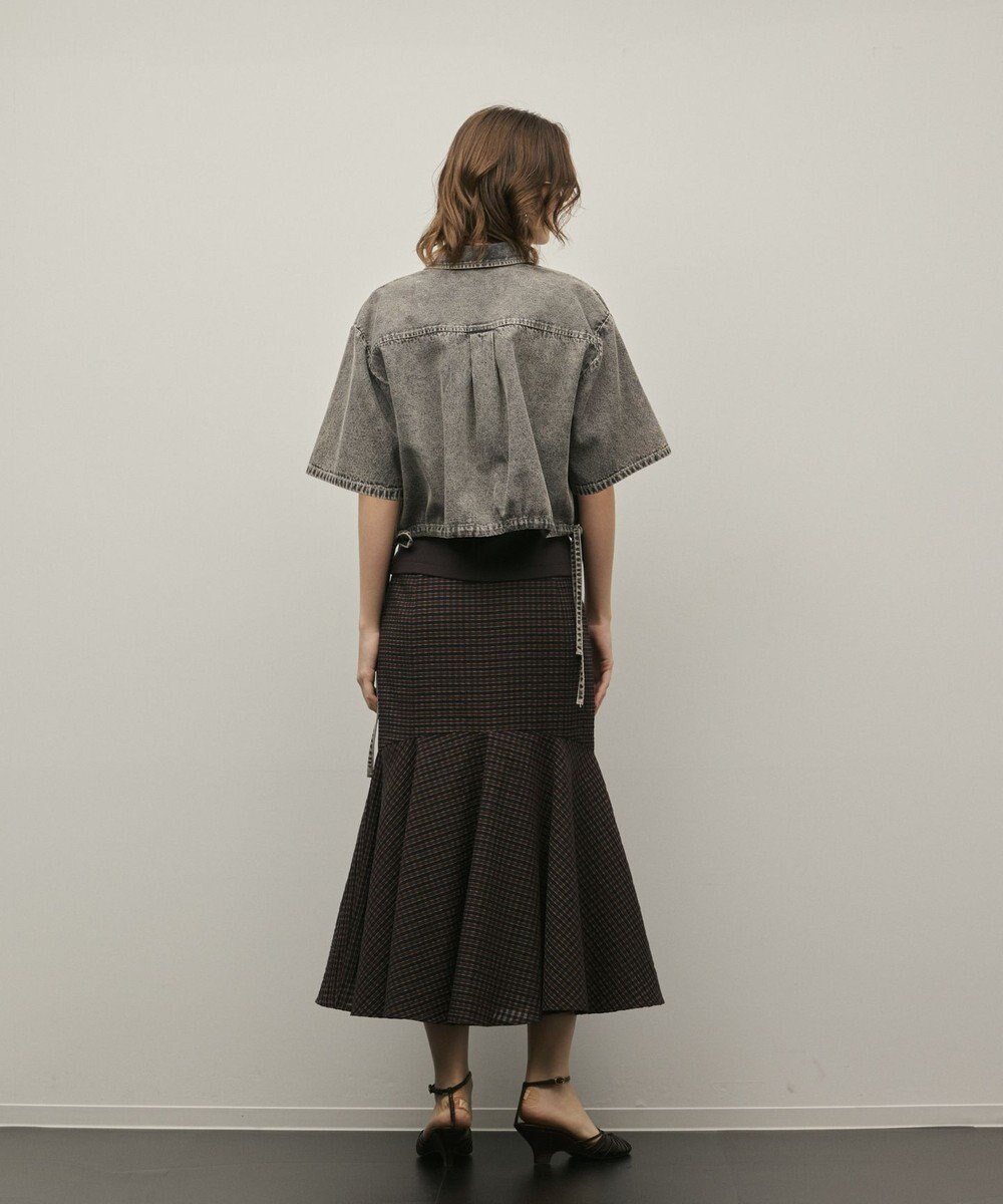 GRACE CONTINENTAL チェックマーメイドスカート 