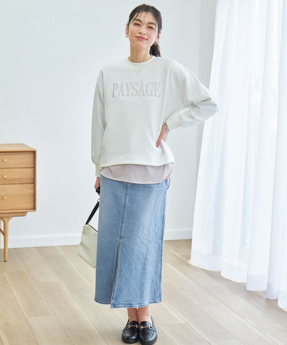 ANY ダンボールエンブロイダリープルオーバー 