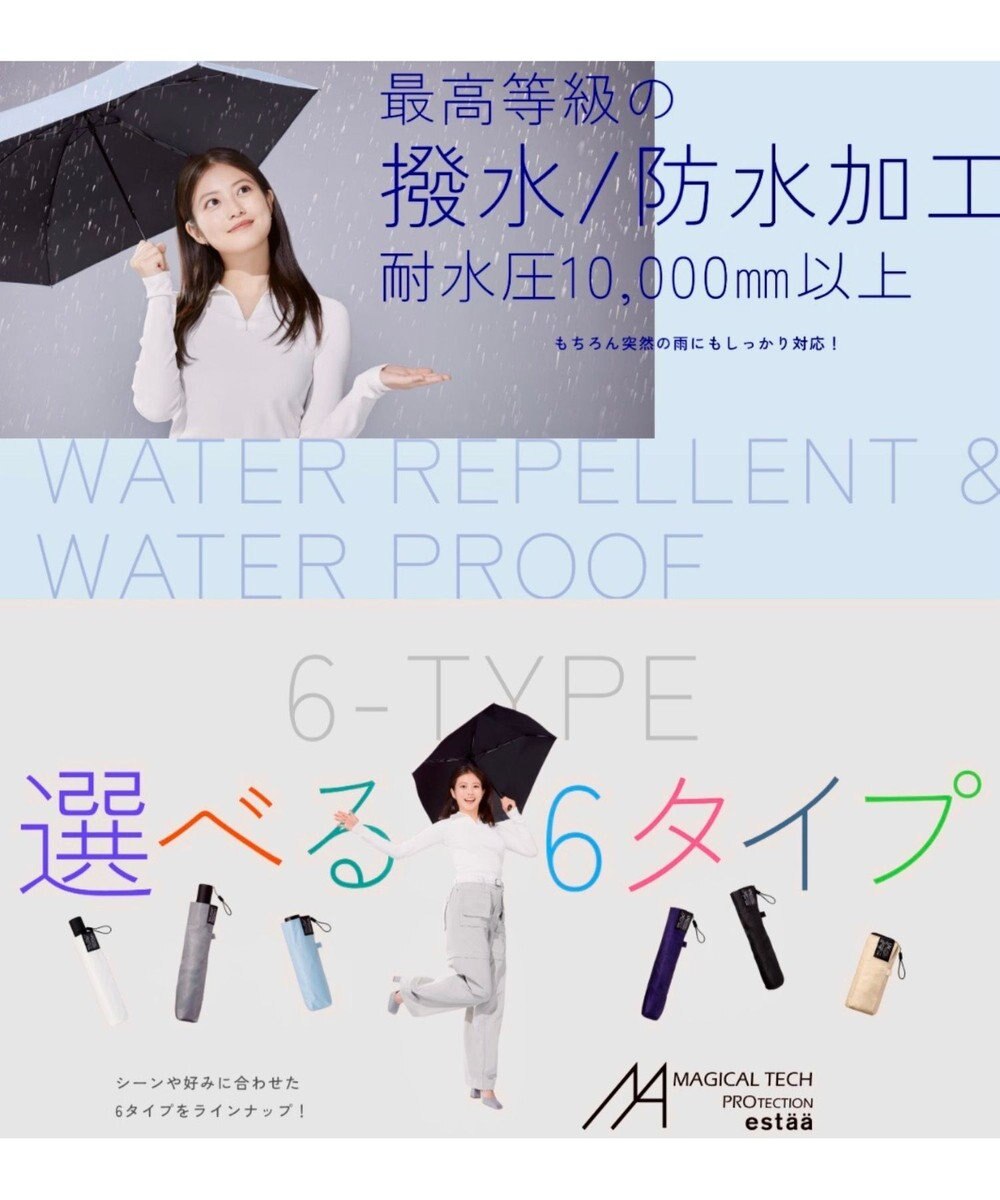 MOONBAT 【遮光100％/超軽量/大きめ】マジで軽い傘 晴雨兼用 折りたたみ日傘 マジカルテックプロテクション 61cm 