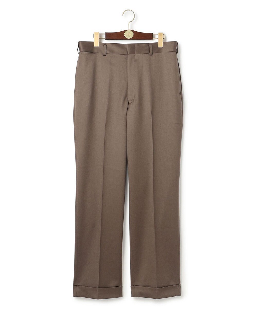 J.PRESS MEN 【J.PRESS ORIGINALS】Wool Satin Stretch New Piped Stem Slacks / Japan Made 