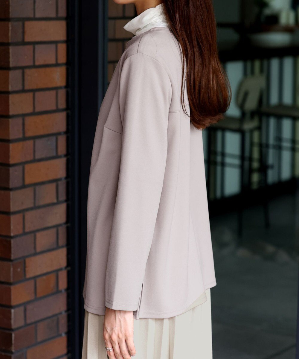 Tiaclasse 【洗える】キーネックカットソートップス 