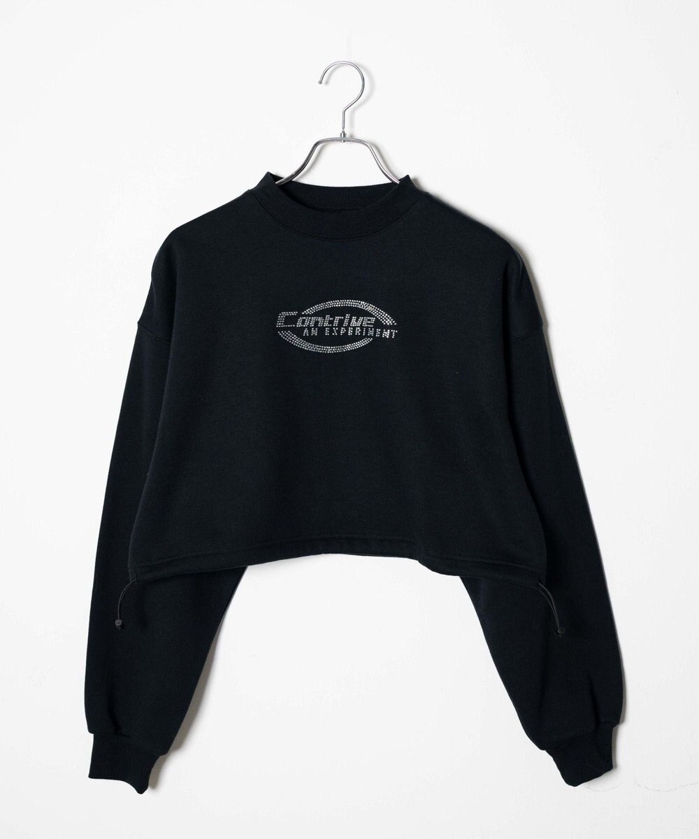 WEGO 裏起毛ドロストショートスウェット 