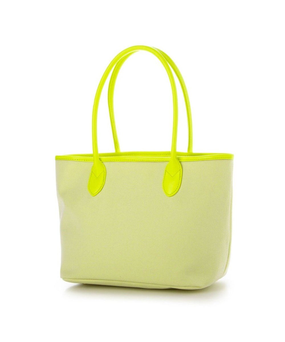 UNBILLION ペルケ perche / キャンバス・蛍光シープレザートートバッグ 