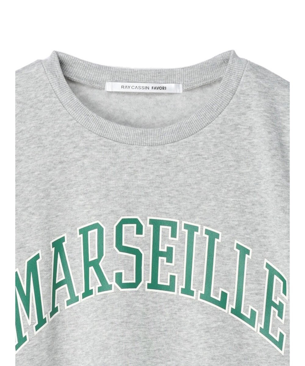 Green Parks ・ＲＡＹ　ＣＡＳＳＩＮ　ロゴｐｔカラーステッチスウェット 