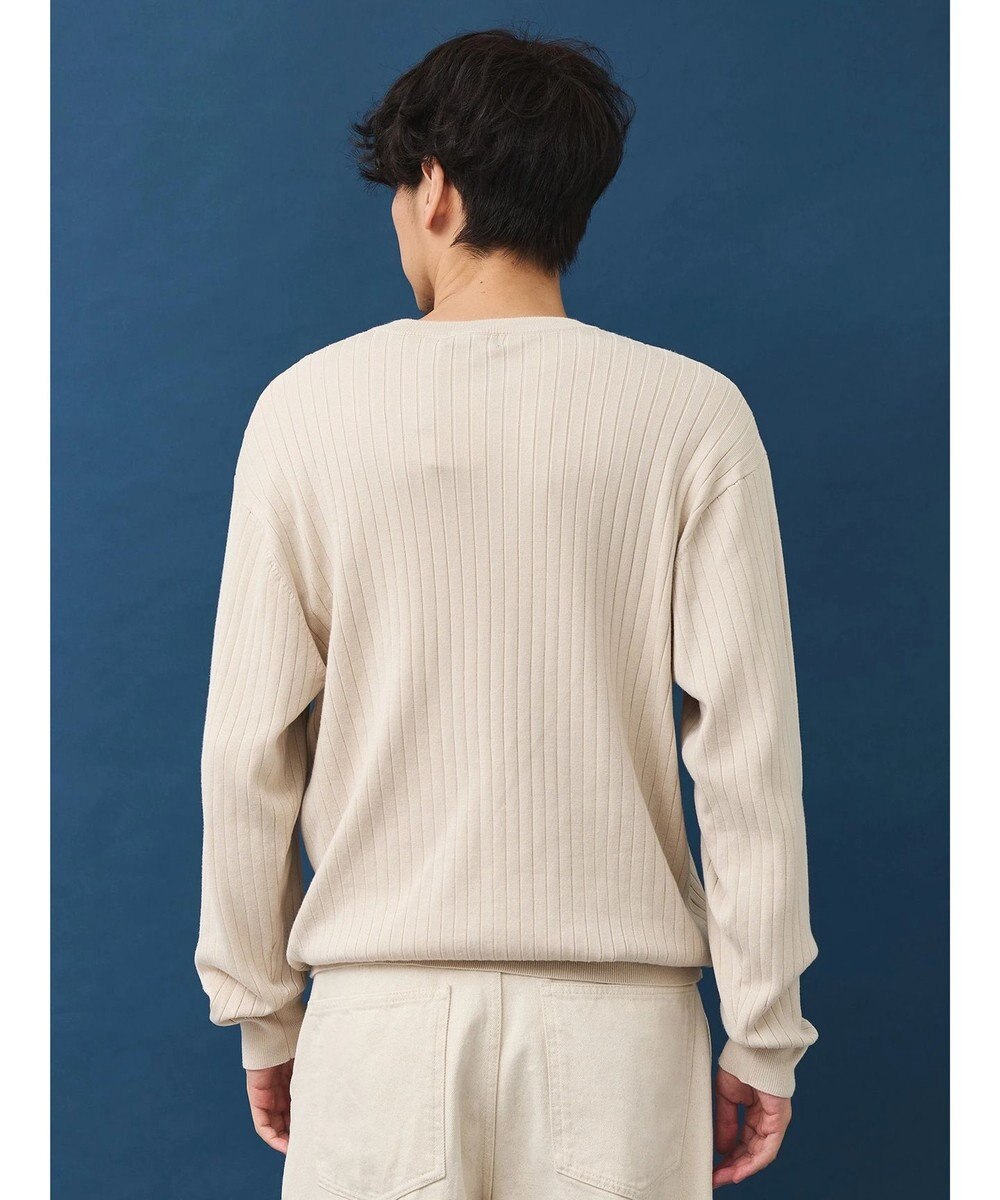 CRAFT STANDARD BOUTIQUE ワイドリブクルーネックニットプルオーバー 