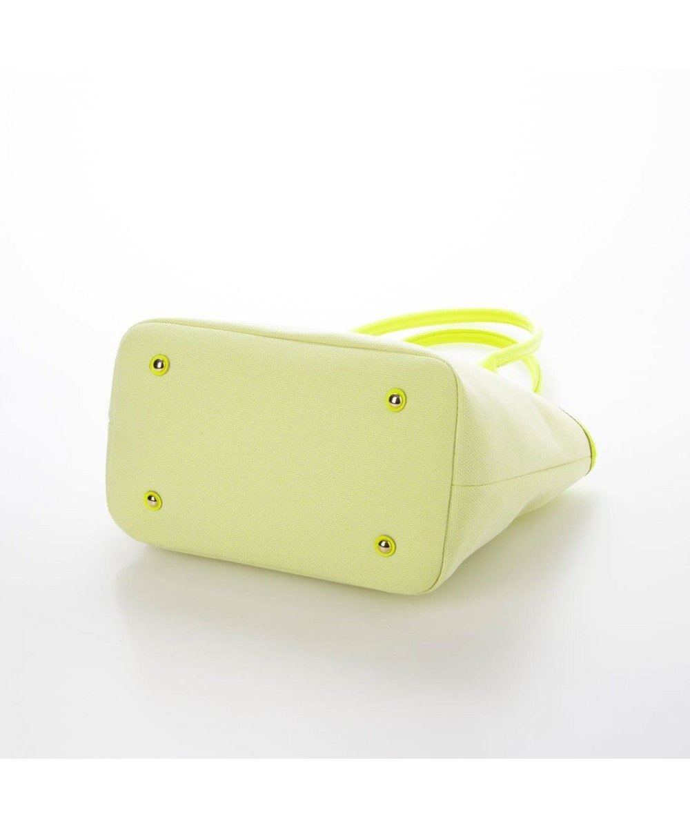 UNBILLION ペルケ perche / キャンバス・蛍光シープレザートートバッグ 