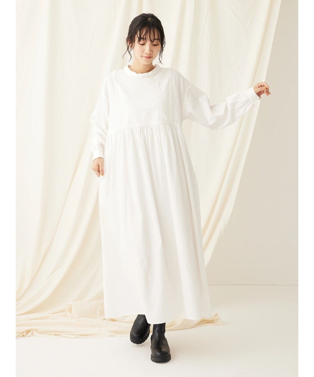 CRAFT STANDARD BOUTIQUE ２ＷＡＹインドコットン刺繍ワンピース 