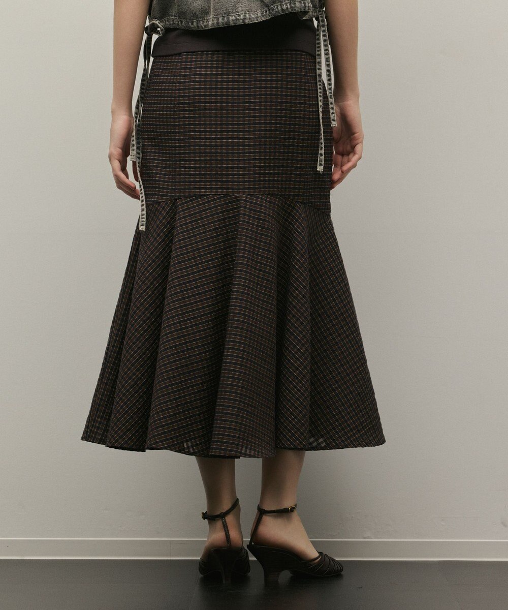 GRACE CONTINENTAL チェックマーメイドスカート 