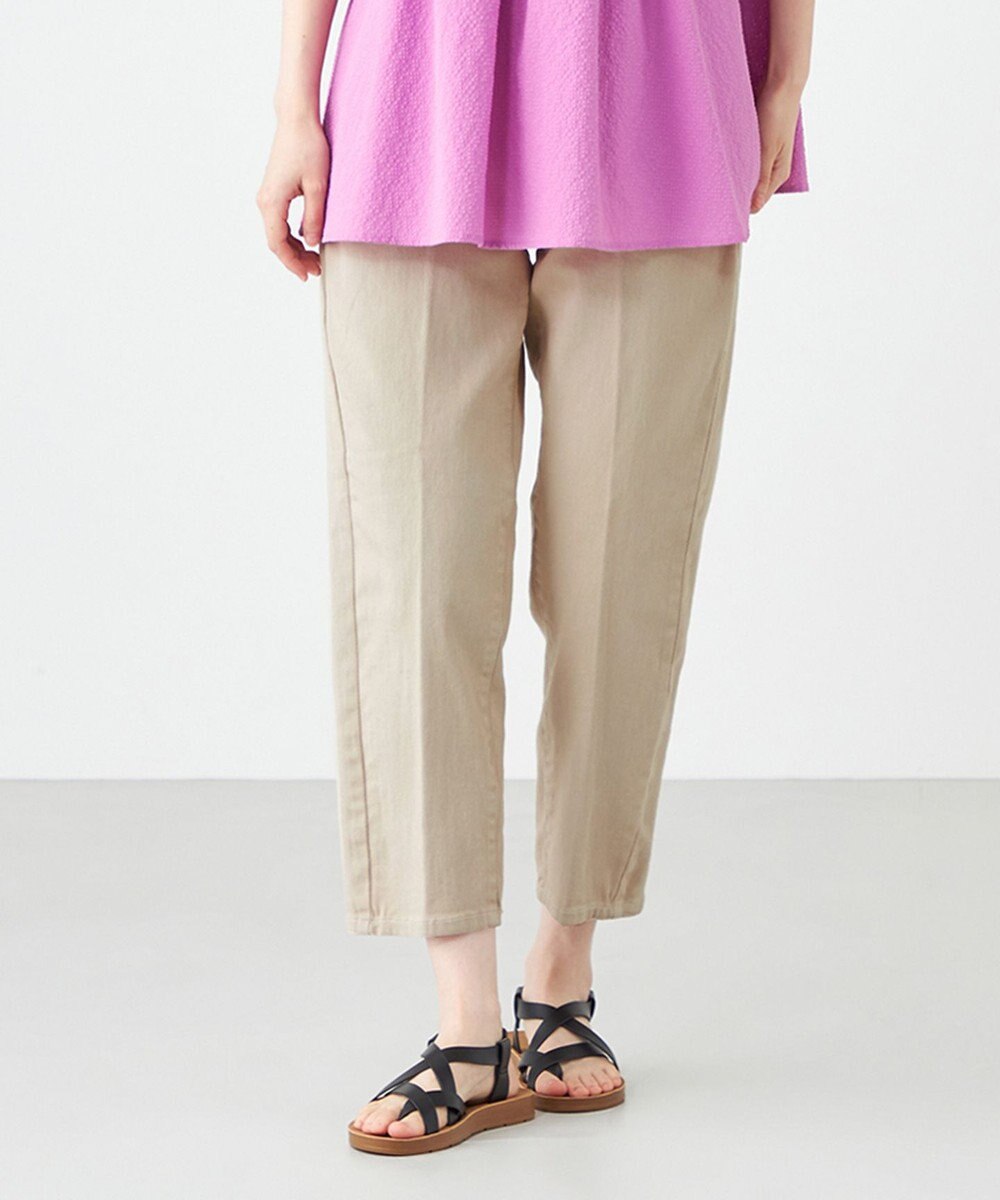 SHARE PARK LADIES センタープレスストレートデニム 