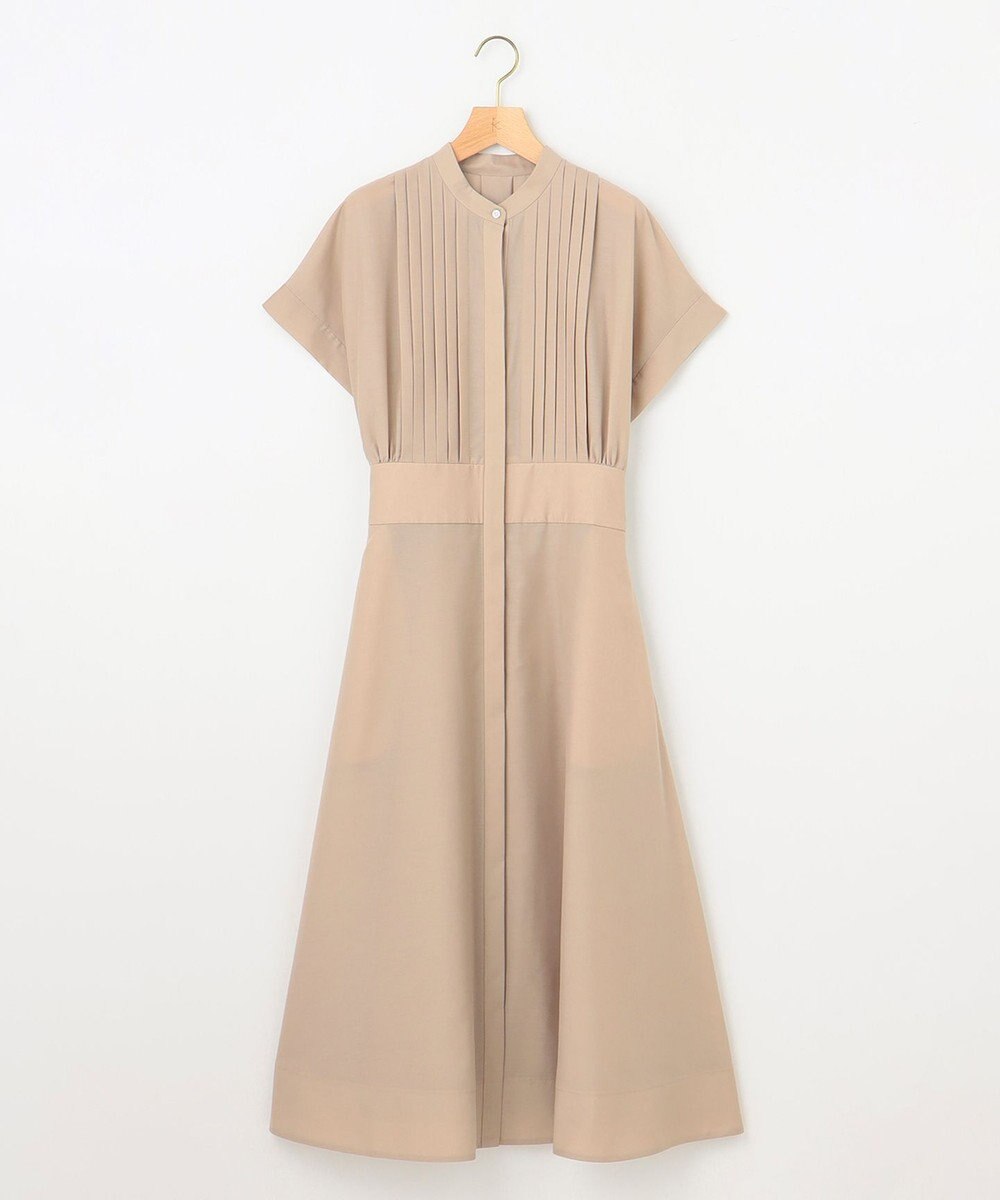 組曲 S 【洗える・ドライタッチ】シアーボイルフロントタック ワンピース 