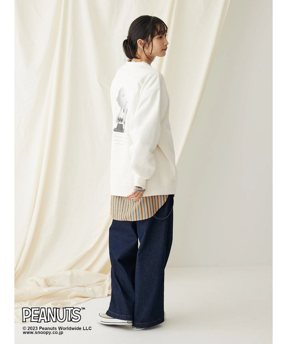 CRAFT STANDARD BOUTIQUE ＰＥＡＮＵＴＳ裏起毛スウェットクルー 