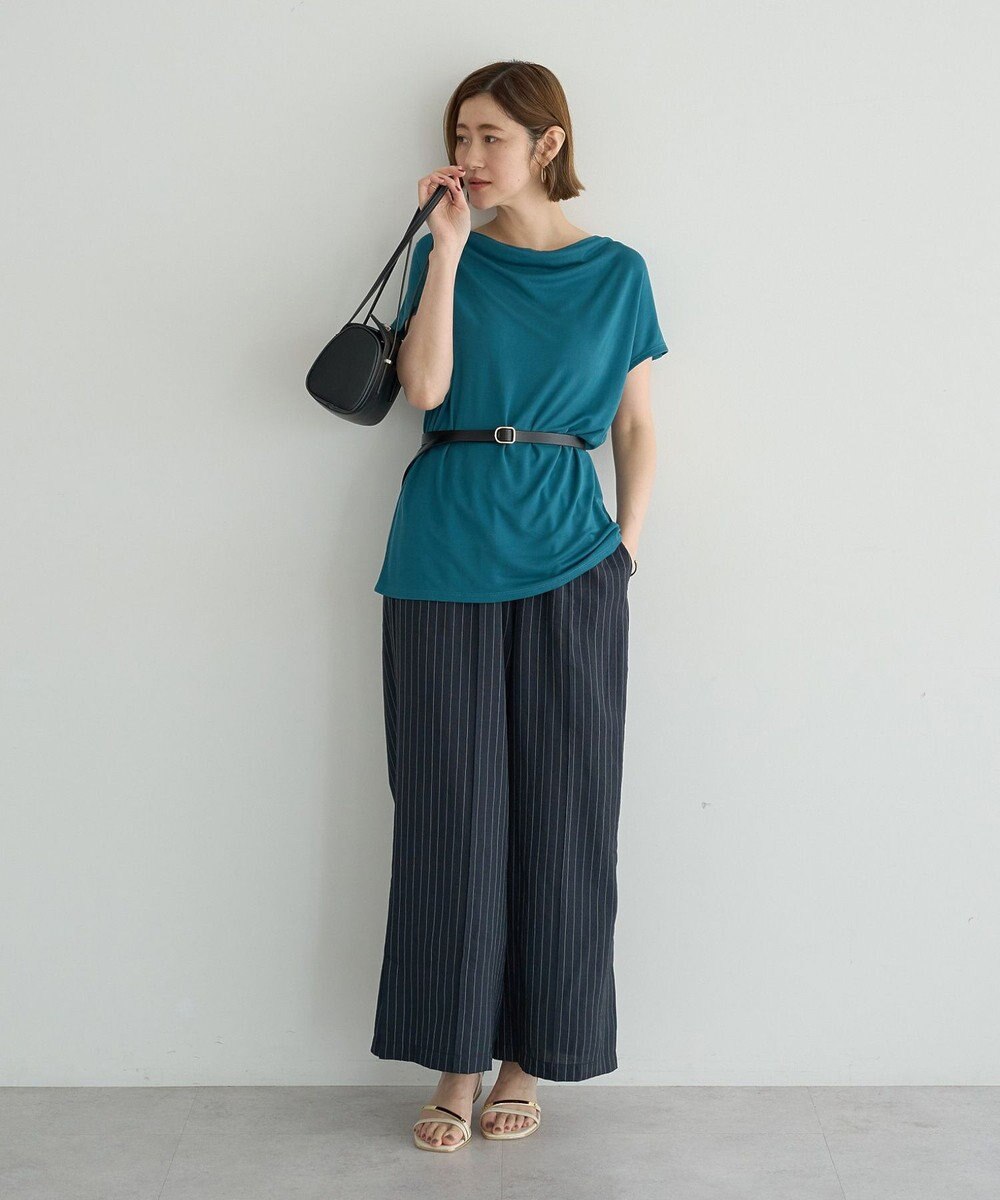 YECCA VECCA 【接触冷感】ドレープカットトップス 