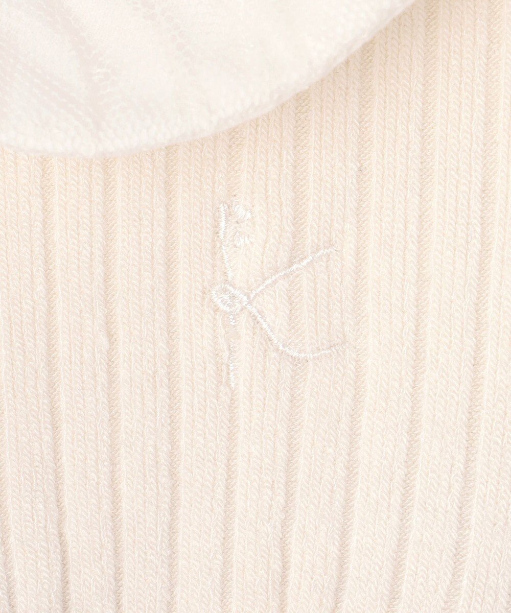 組曲 KIDS 【90-100㎝】バイカラーニットソー ワンピース 