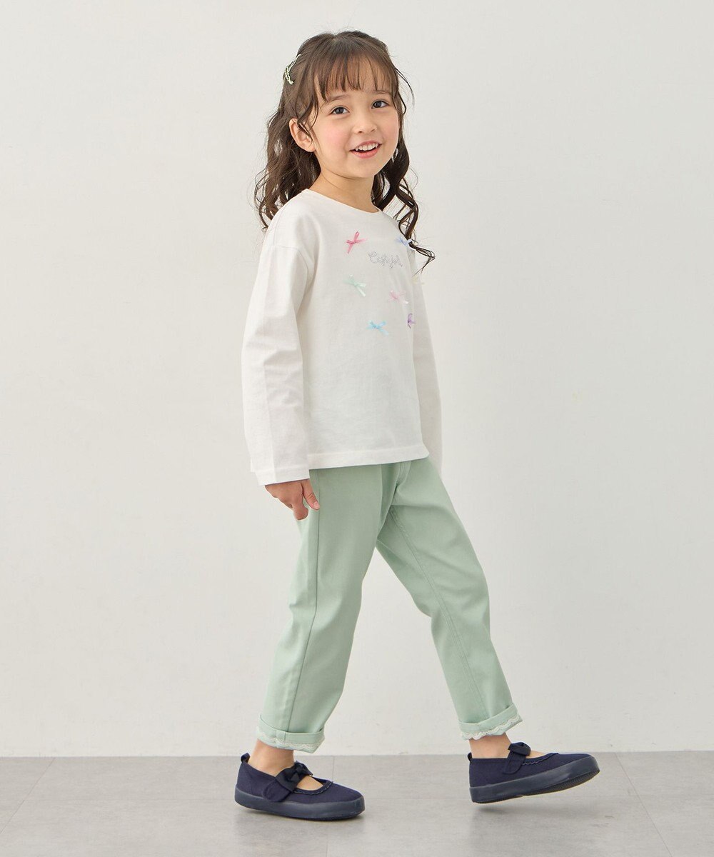 ANY KIDS 【洗濯機可能】ときめきストレッチ ネコパンツ 