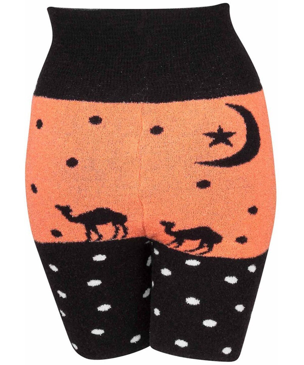 WACOAL 毛パン 3分丈 はきこみ丈ふかめ あたたかボトム ふんわりフィット ふわふわ ウエスト位置高め設計 毛糸のパンツ レディース PPL756 /ワコール 