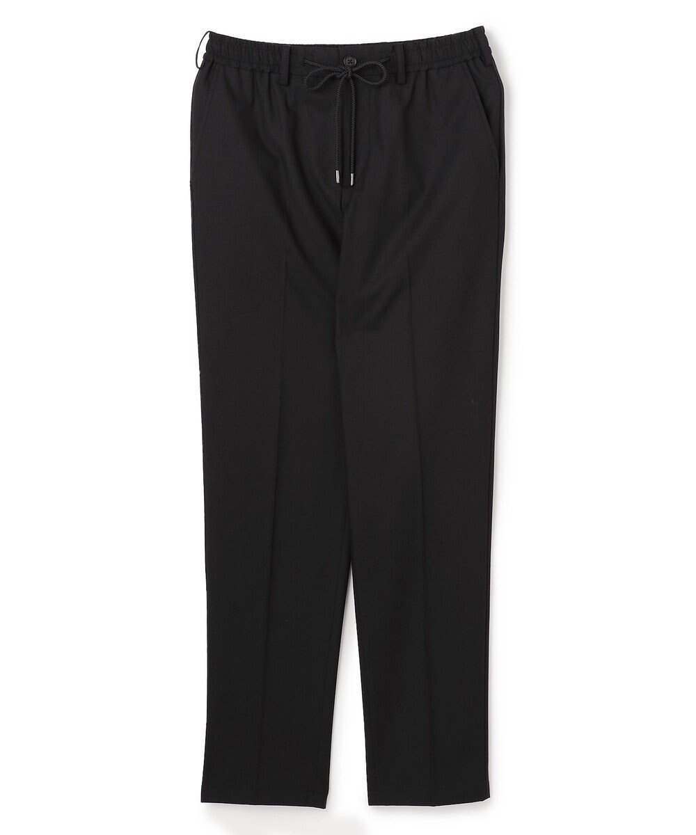 JOSEPH HOMME 新素材【ストレッチ/ウエストゴム仕様】ウール混キャリーマンストレッチ ドロスト付ストレートパンツ / HOVE 