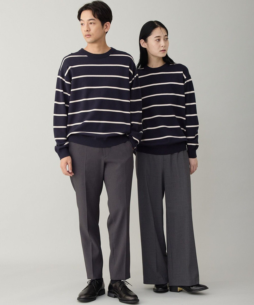 UNFILO MENS 【OCEANS YouTube 掲載/男女兼用】スムースシルキーニット 柄 