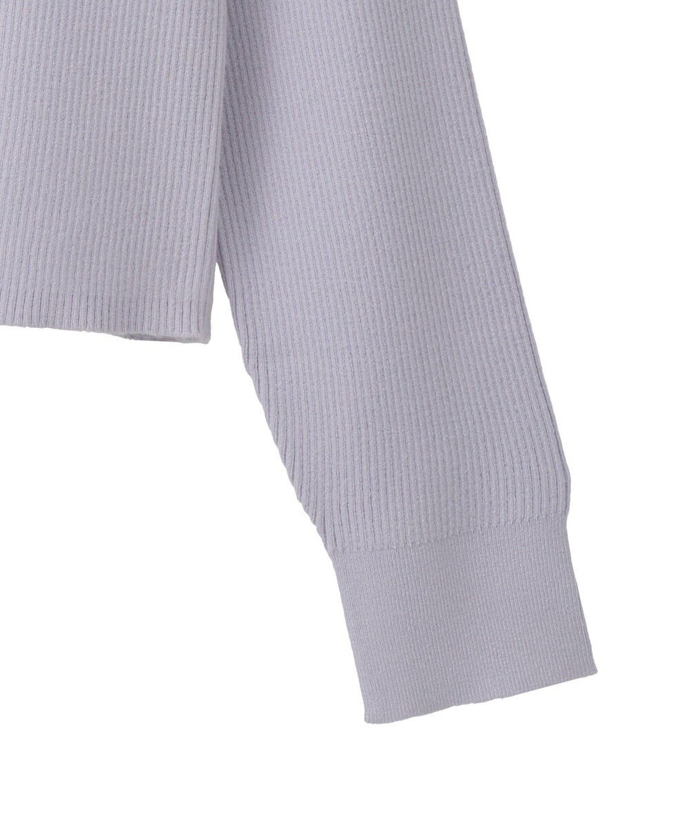 AMERICAN HOLIC バイパチ襟付き前あきリブプルオーバー 