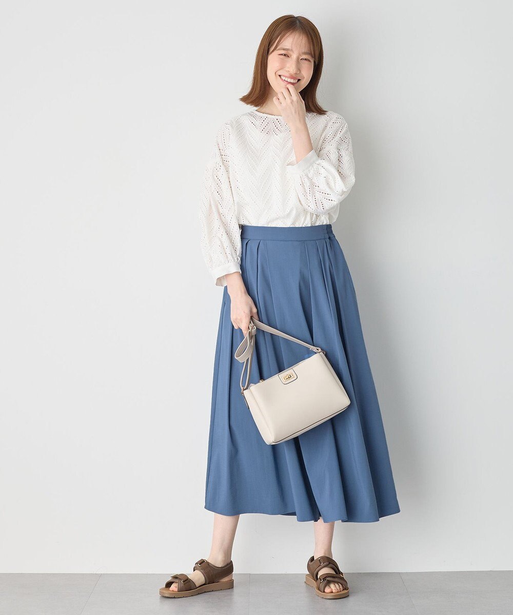 ANY L 【洗濯機可能/接触冷感/UVケア/イージーケア/ウエストゴム】清涼リラックススカーチョ 