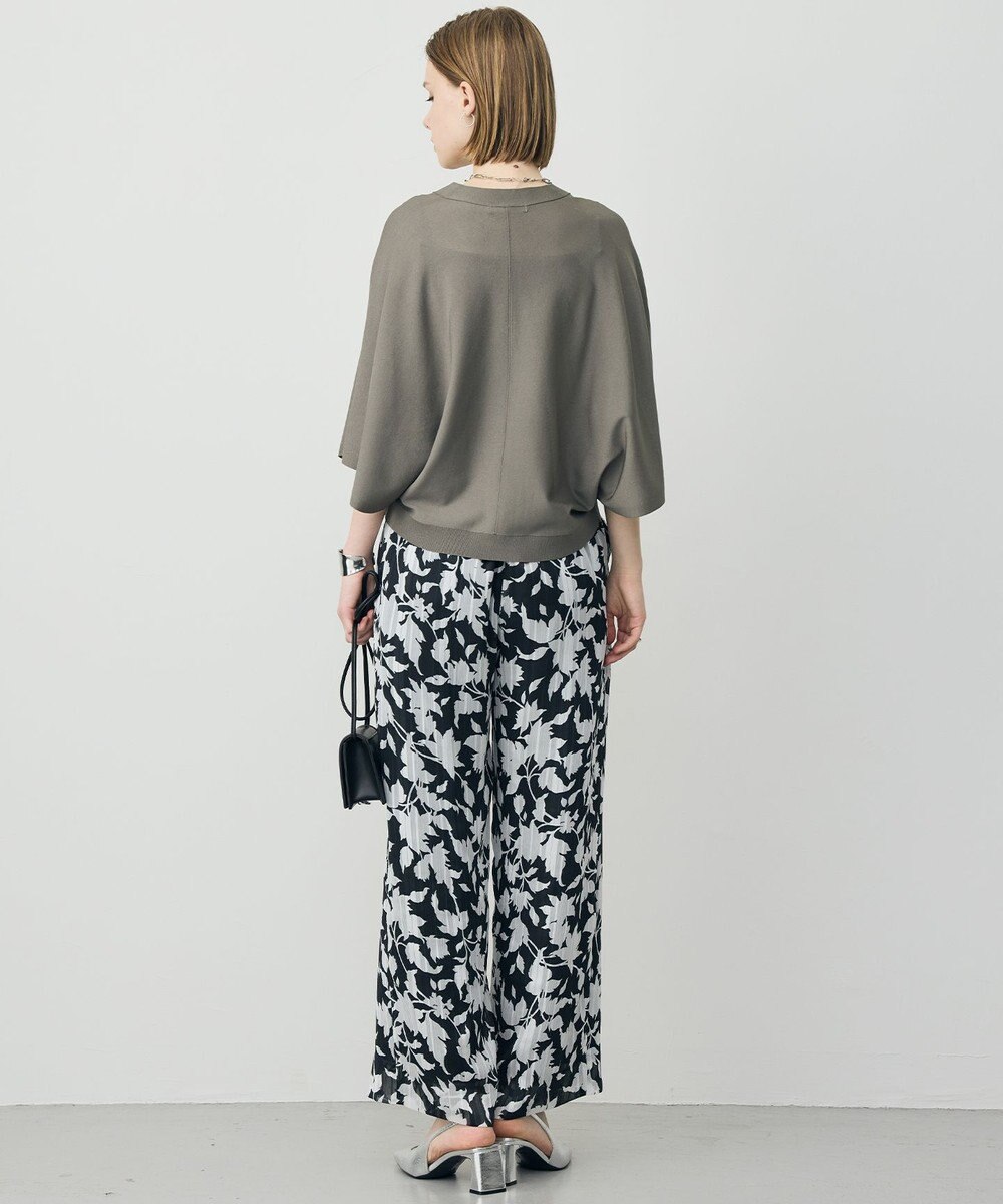 ICB L フライスリーブ Vネックカーディガン 