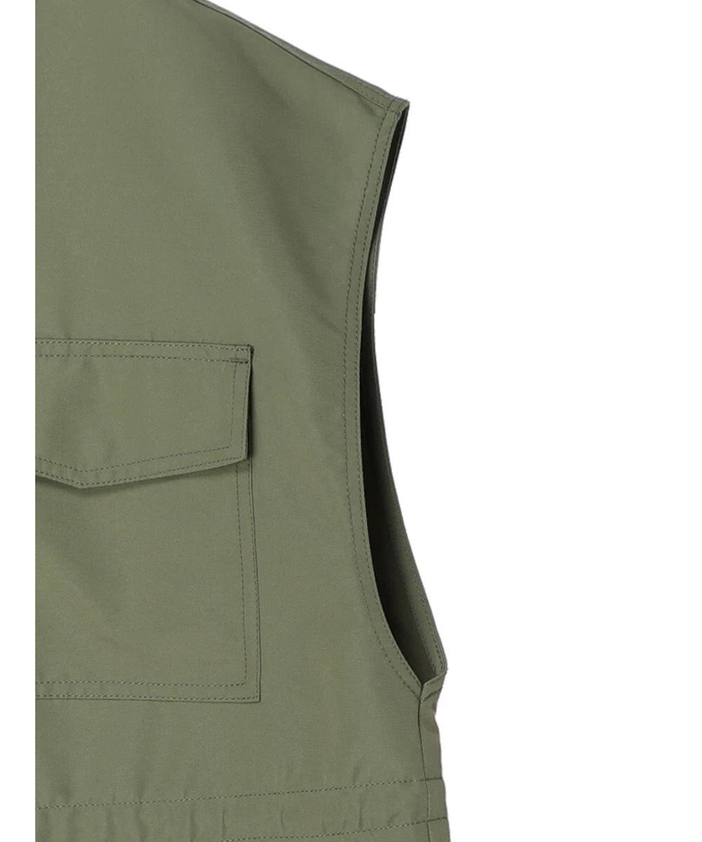 Green Parks ・ＥＬＥＮＣＡＲＥ　ＤＵＥスタンドカラーミリタリーベスト 