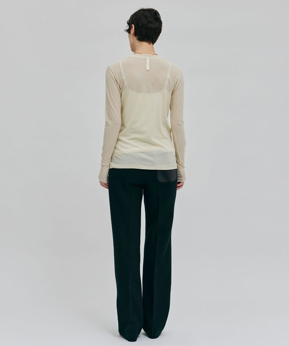 BEIGE， MILLAM / フェイクレザーパッチワイドパンツ 