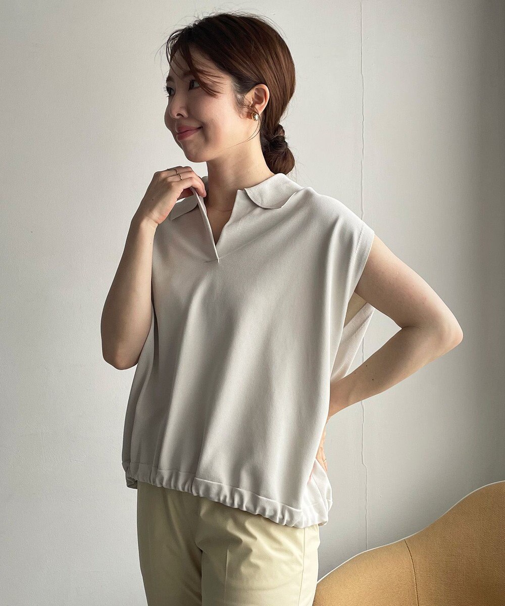 UNFILO スゴ機能 ドロストスキッパーニット 