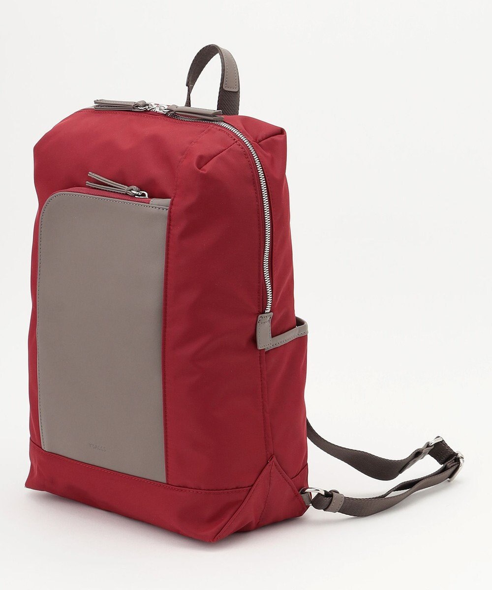 Y'SACCS ナイロン×リサイクルレザー　コンビマルチリュック 