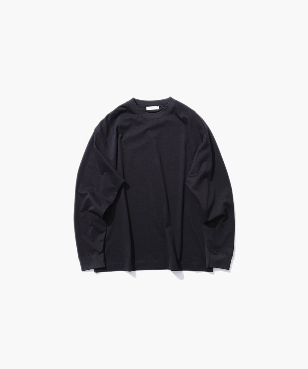 ATON 48/2 NATURAL DYE COTTON | オーバーサイズ L/S Tシャツ - UNISEX 