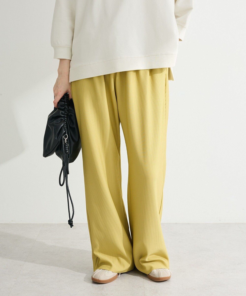 Green Parks セルフカットリブパンツ 