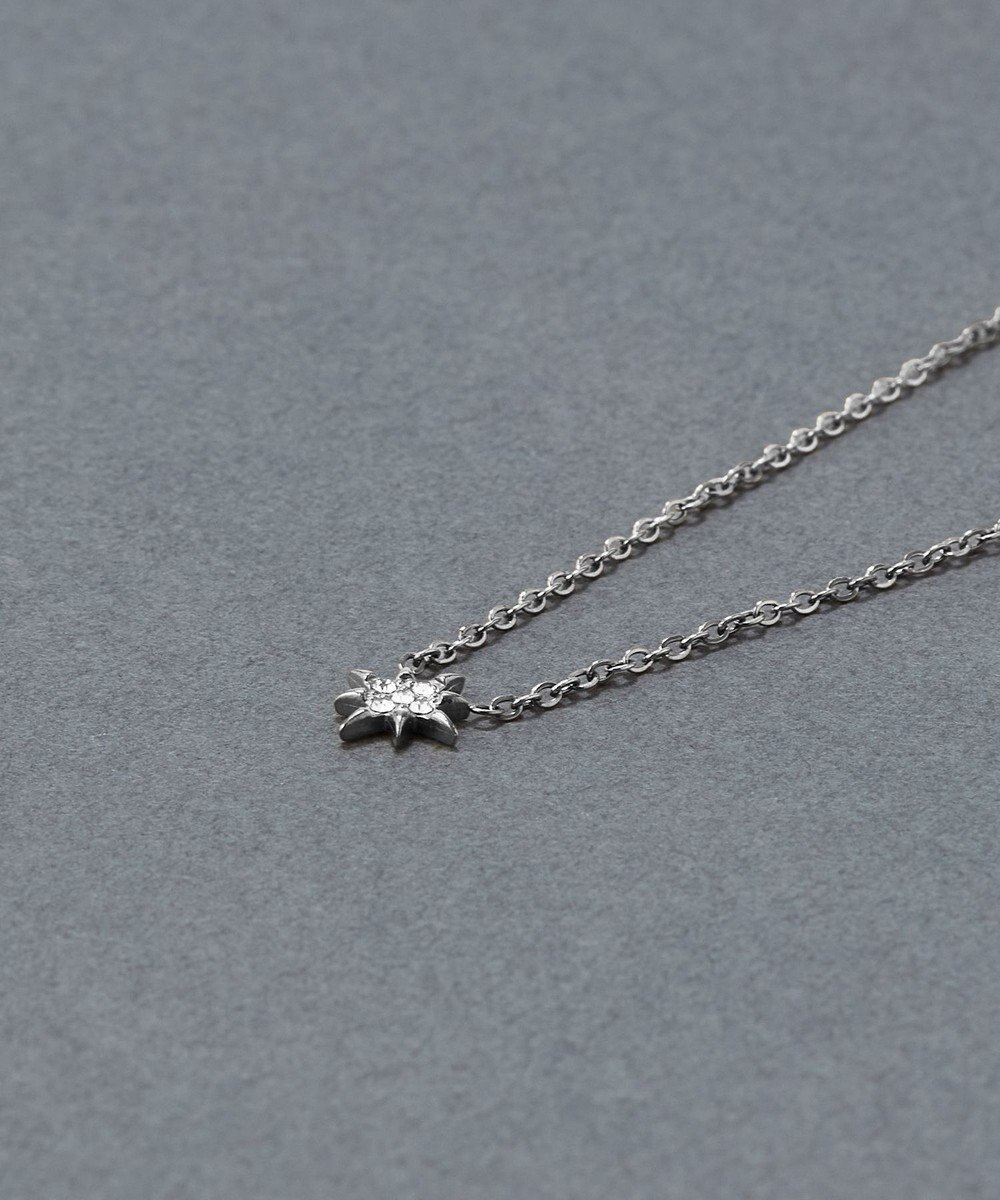 Phoebe 〈金属アレルギー対応〉ルミエールスターライトネックレス/シルバー 星モチーフ 