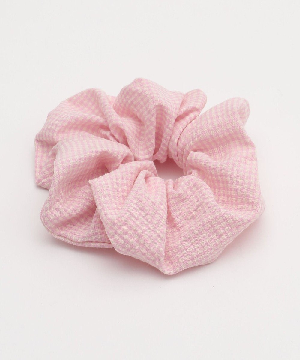 WEGO Lギンガムチェックシュシュ 