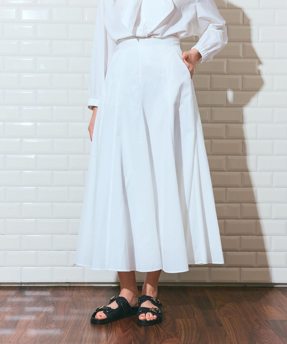 GRACE CONTINENTAL ナイロンボリュームスカート 