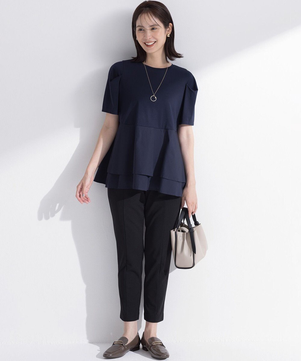 組曲 S 【ご好評につき追加生産！】ジョーゼットジャージースタイルアップ パンツ 