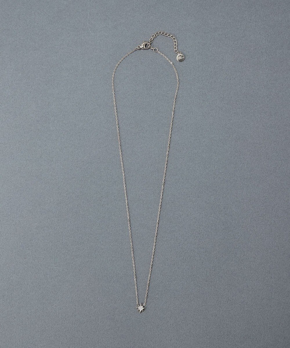 Phoebe 〈金属アレルギー対応〉ルミエールスターライトネックレス/シルバー 星モチーフ 