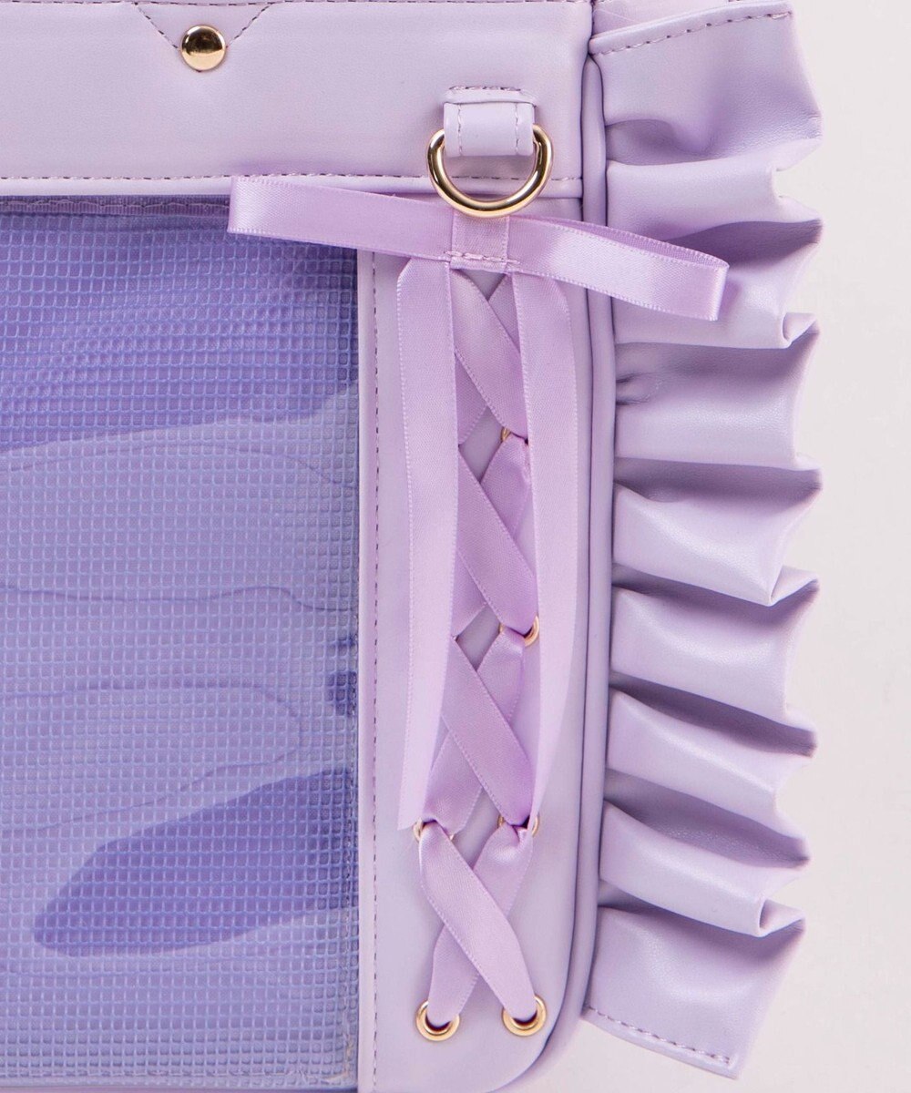 WEGO 【痛バ＆推し活グッズ】きらめきレースアップフリル痛ショルダー 