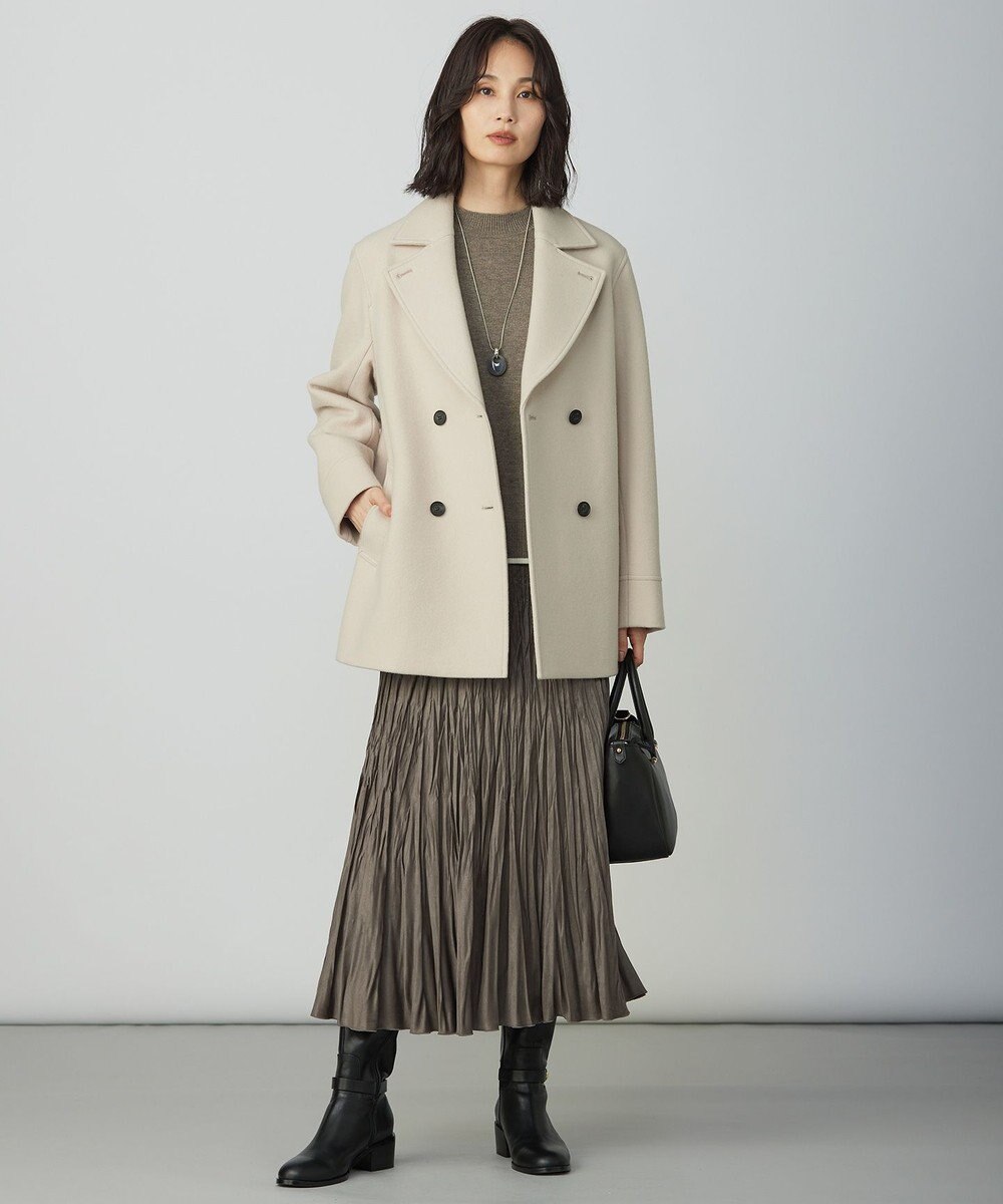 J.PRESS LADIES 【リバーシブル】マーブル ネックレス 