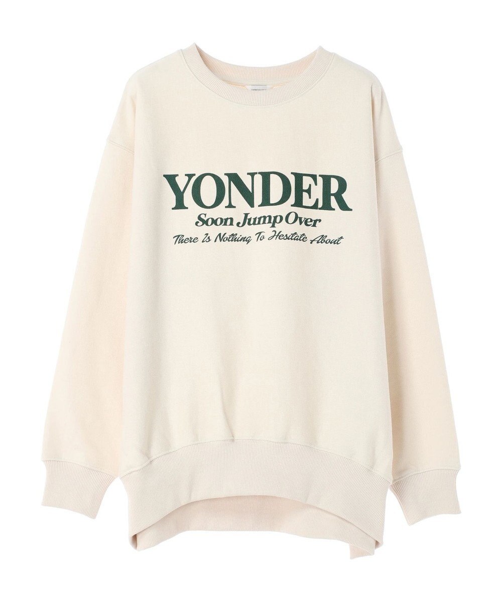 AMERICAN HOLIC ネップ裏毛ロゴスウェット 