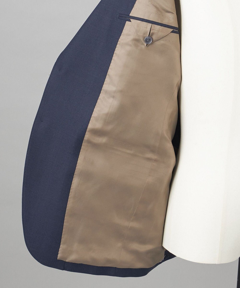 GOTAIRIKU ロングシーズン着用可【横伸度15％/ストレッチ性抜群】タスマニア120ｓスーパーストレッチ スーツ（ネイビー） 