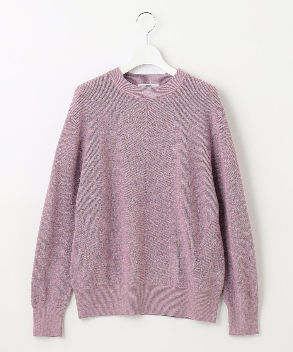 J.PRESS LADIES L 【洗える】LUREX SWEATER ニット 