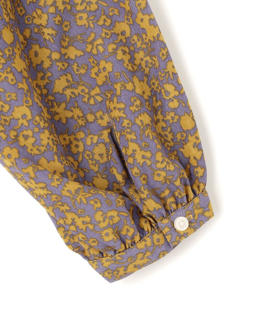 J.PRESS YORK STREET 【WOMEN】フラワープリント プリーツブラウス 