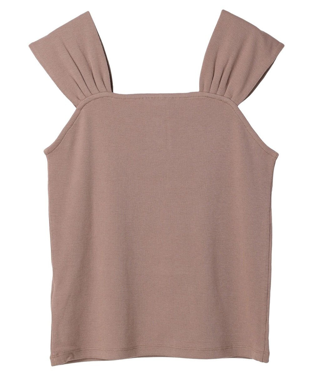 earth music&ecology リブフレンチタンクトップ 