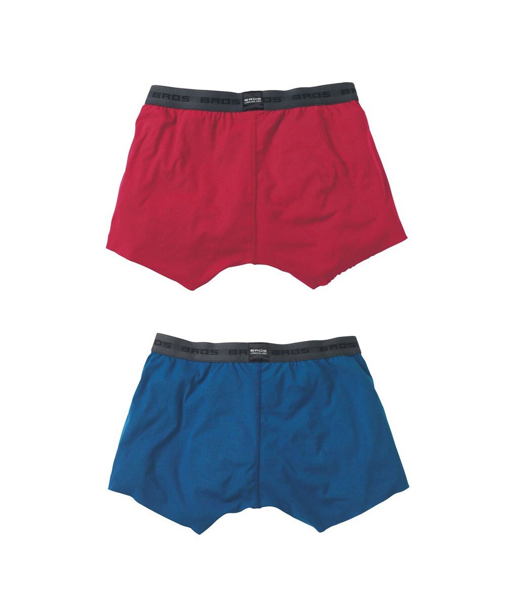 WACOAL MEN ボクサーパンツ 2枚セット 【オーガニック綿混ボクサー】 快適 吸汗速乾 抗菌防臭 やさしい肌あたり フリーカッティング(裾部分) 環境に配慮 前閉じ GT2310 /ブロス バイ ワコールメン 