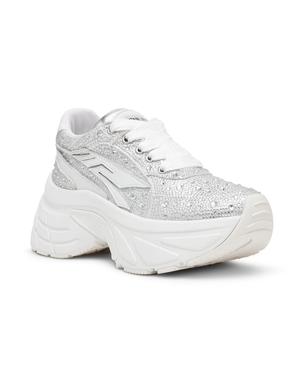 STEVE MADDEN BIONIC2R ラインストーン厚底スニーカー 