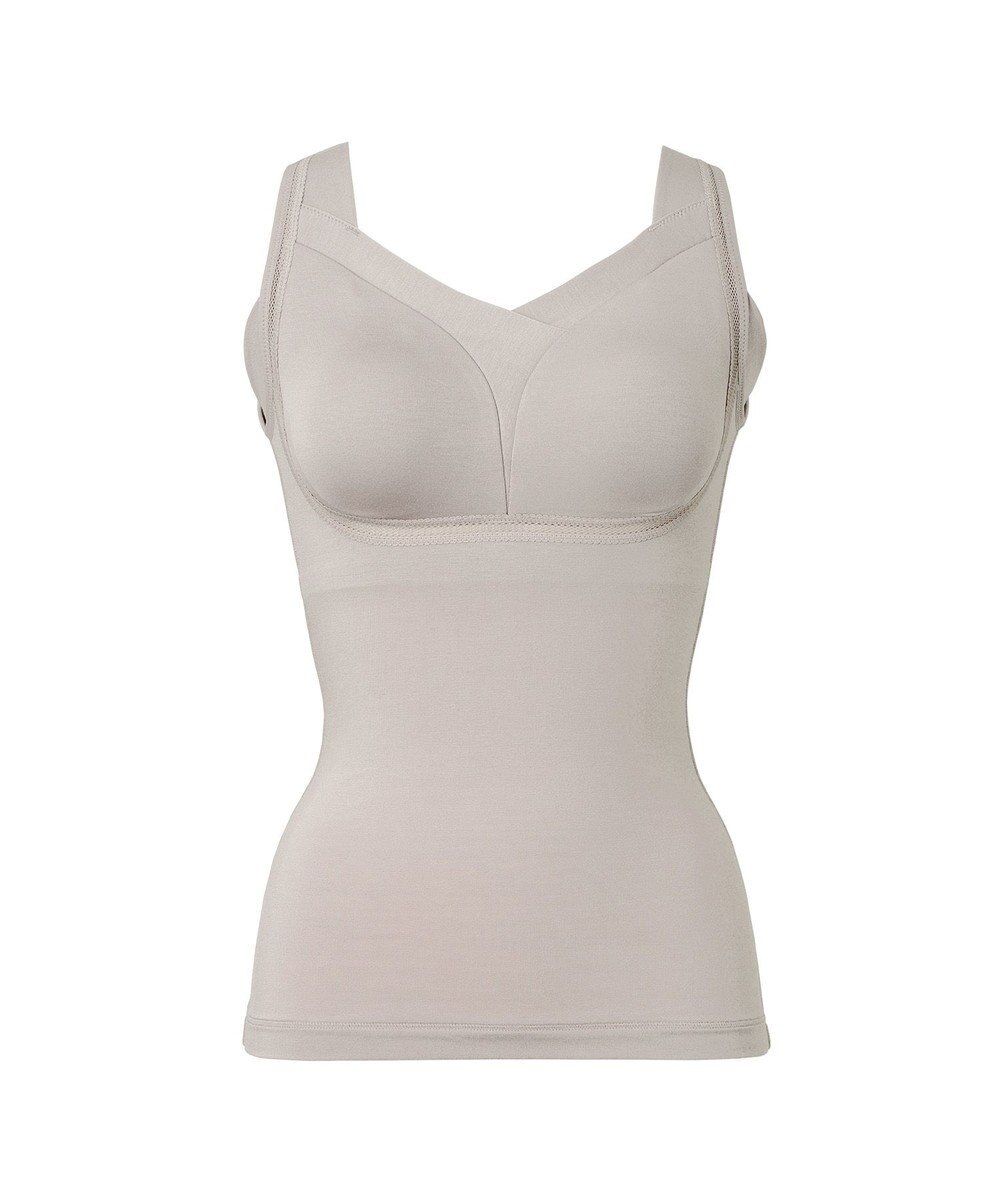 BRADELIS New York 【Yukine inc. 】ゆきねえとろりソフトシルク混ブラキャミ24 とろけるような肌触りで程よく補正 