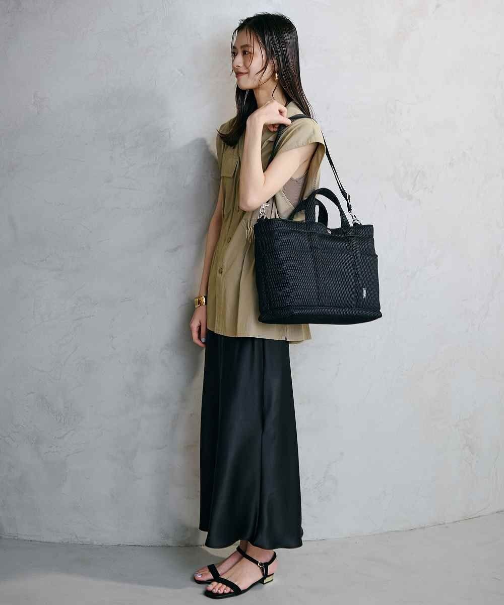 TOPKAPI 【Breath TOPKAPI】ポリメッシュ ショルダー付き A4 トートバッグ 