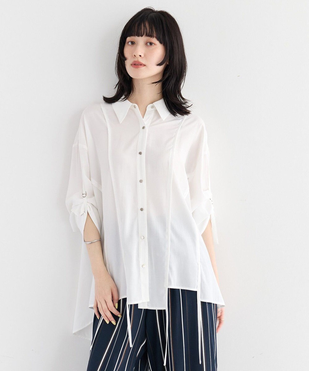 YECCA VECCA ストリングデザインシャツ 